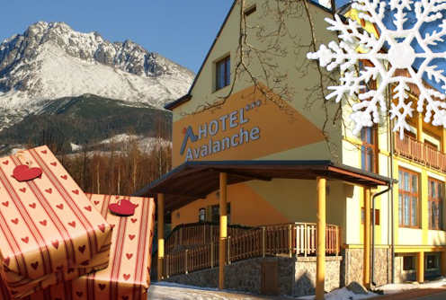 Veselé Vianoce vo Vysokých Tatrách s Vašou rodinou v príjemnom 3* hoteli Avalanche. Pobyt na 3 noci pre dvoch v období 21. - 26.12.2018