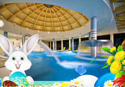 Relaxing wellness stay during Easter with full board, procedures and access to the pool and sauna world. To choose different types of accommodation in the spa area. Do not hesitate and book your desired accommodation in time! Only economy villas are available!