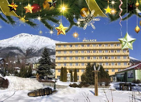 Relaxation stay in a great Tatra location with half board, wellness, swimming pool and New Year's Eve program. Accommodation in hotels Palace, Branisko and Palace Grand. New Year's Eve evening included! Term possible from 27.12.2019 to 4.1.2020. Stay is still available - DO NOT hesitate and come relax!